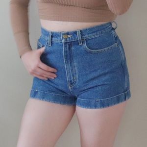 American Apparel jean shorts